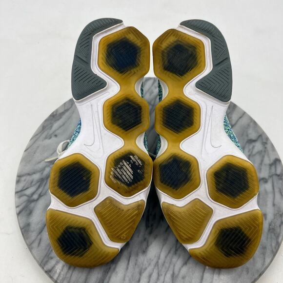 Nike Womens 9.5 Running Shoes Zoom Flyknit Zoom Agility Lightweight 698616-403 - Picture 7 of 14